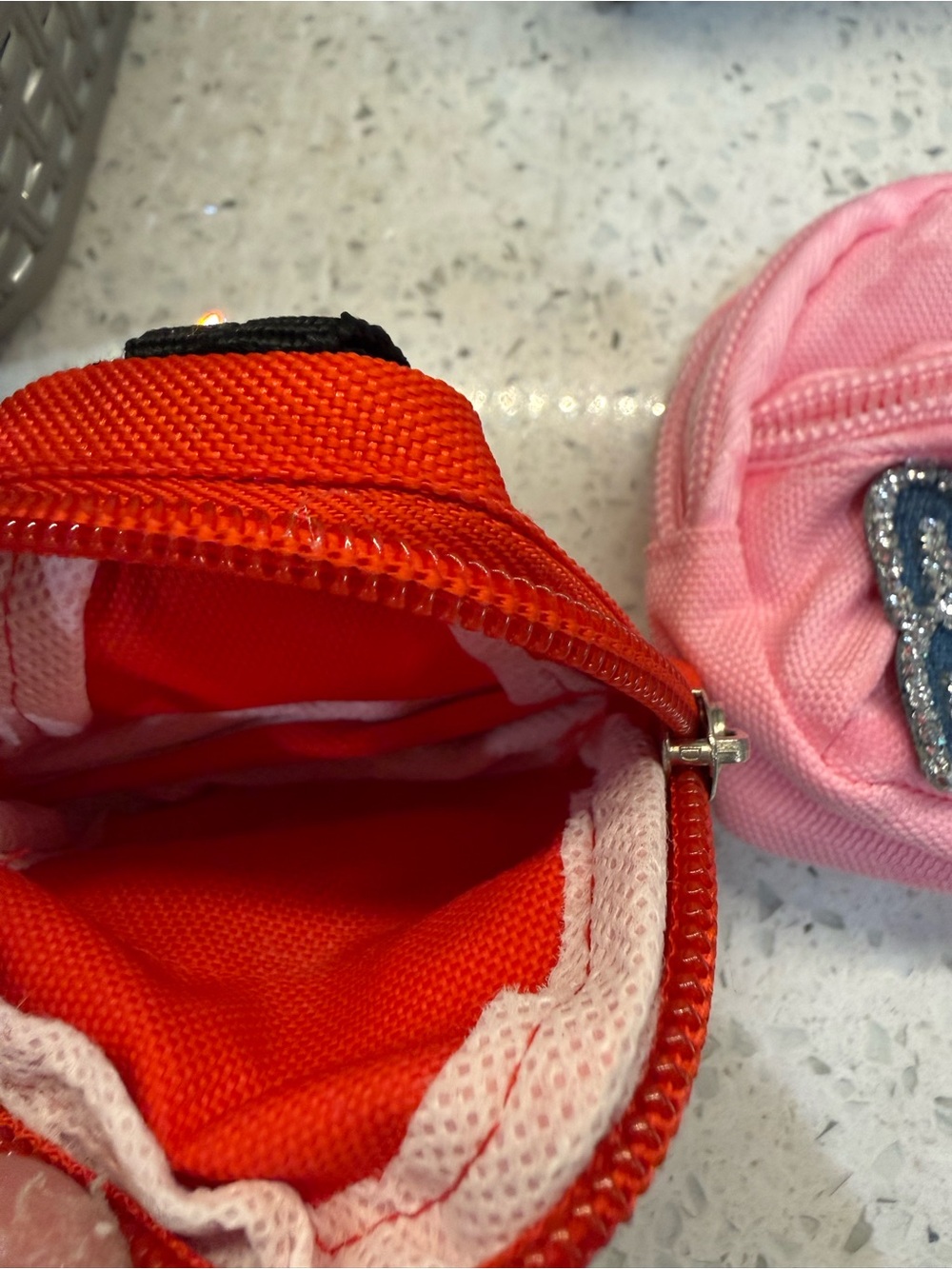 Bundle of Two - Brand New 3” x 3” Designer Inspired Nylon Mini Backpacks - Picture 7 of 7